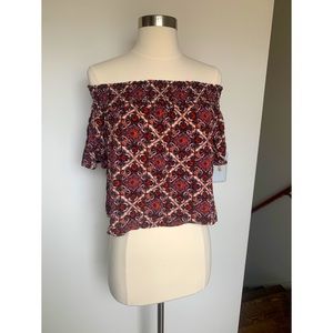 Top Shop Off the Shoulder Top